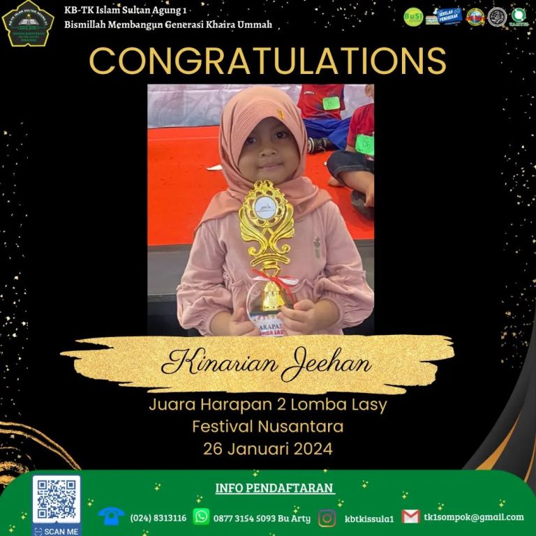 Juara Harapan 2 Lomba Lasy Festival Nusantara